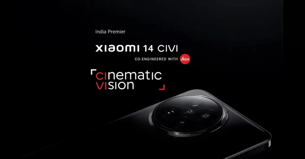 Xiaomi 14 civi launch confirmed in india
