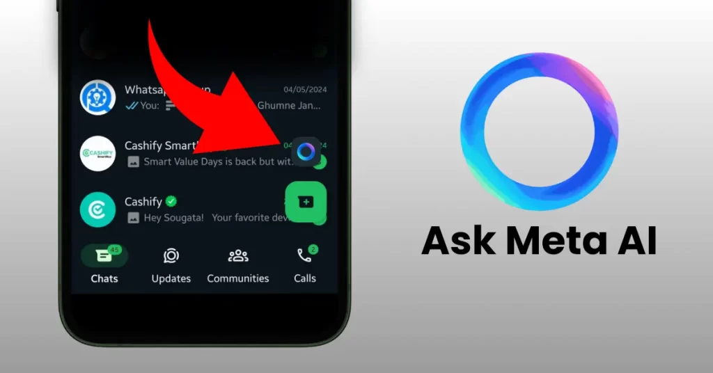 WhatsApp me Ask Meta AI Kia Hai