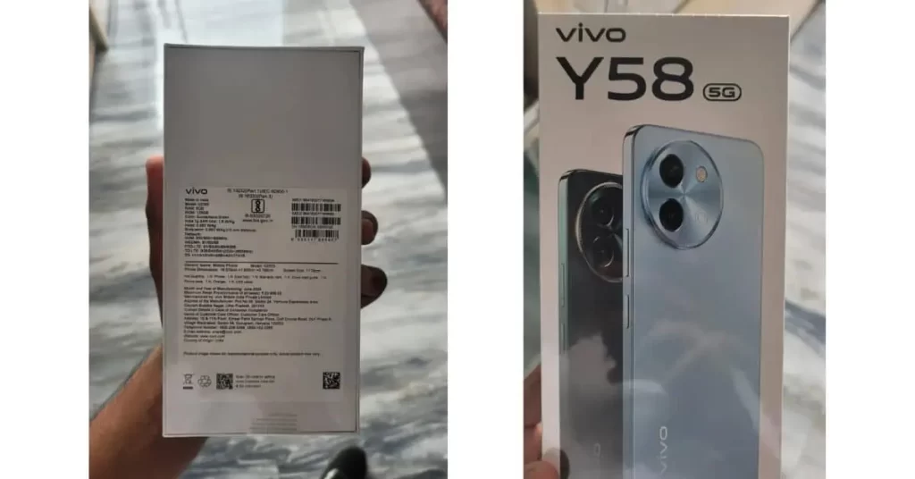 Vivo Y58 5G Price in india