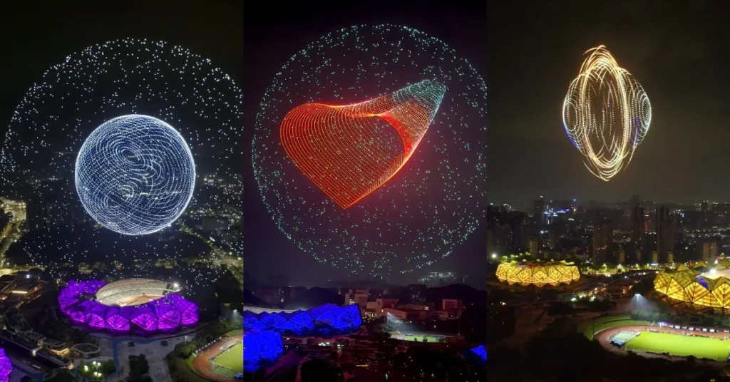 Shenzhen 8100 Drone Show