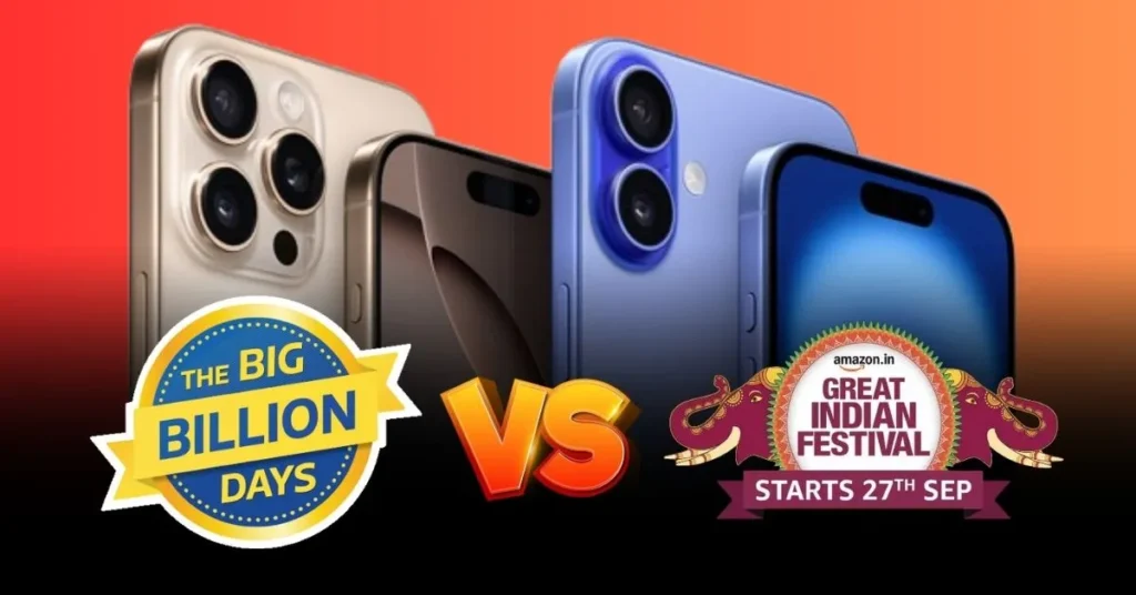 flipkart big billion days vs amazon great indian festival