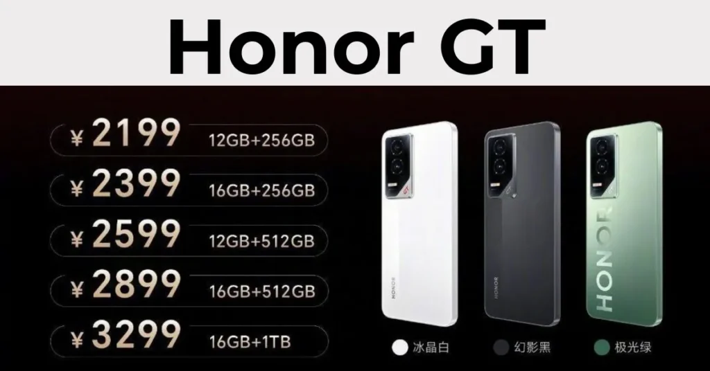 Honor GT price in india